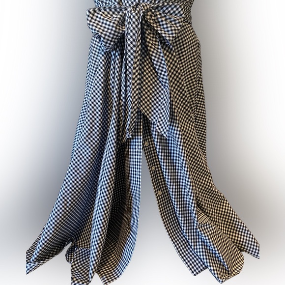 50’s Style American Living Black & White Gingham Dress - Picture 7 of 11